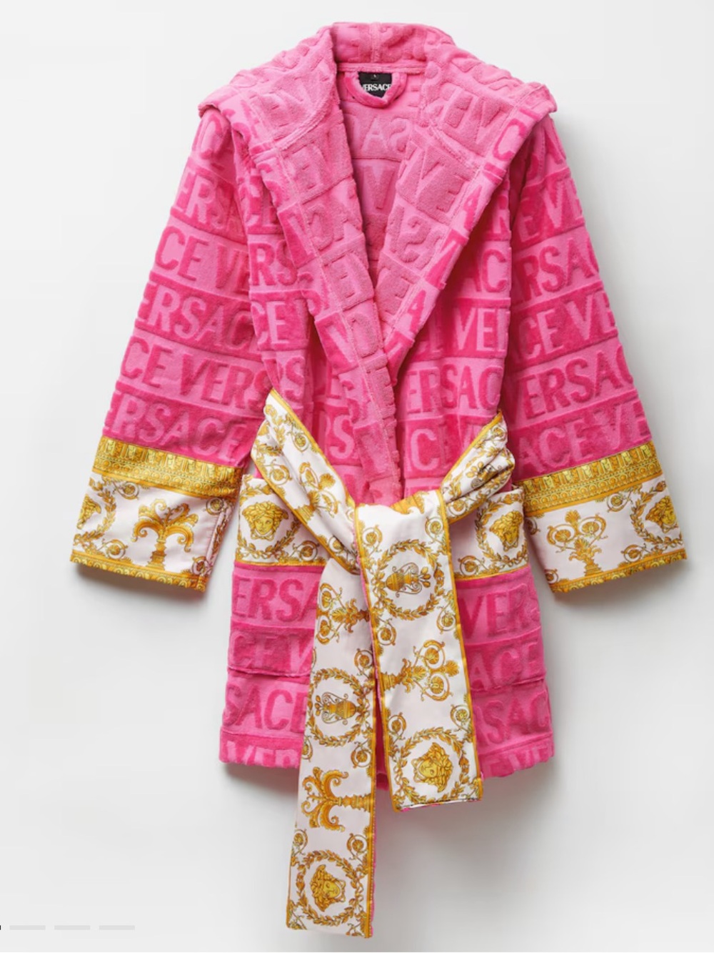 I ♡ Baroque Short Bathrobe